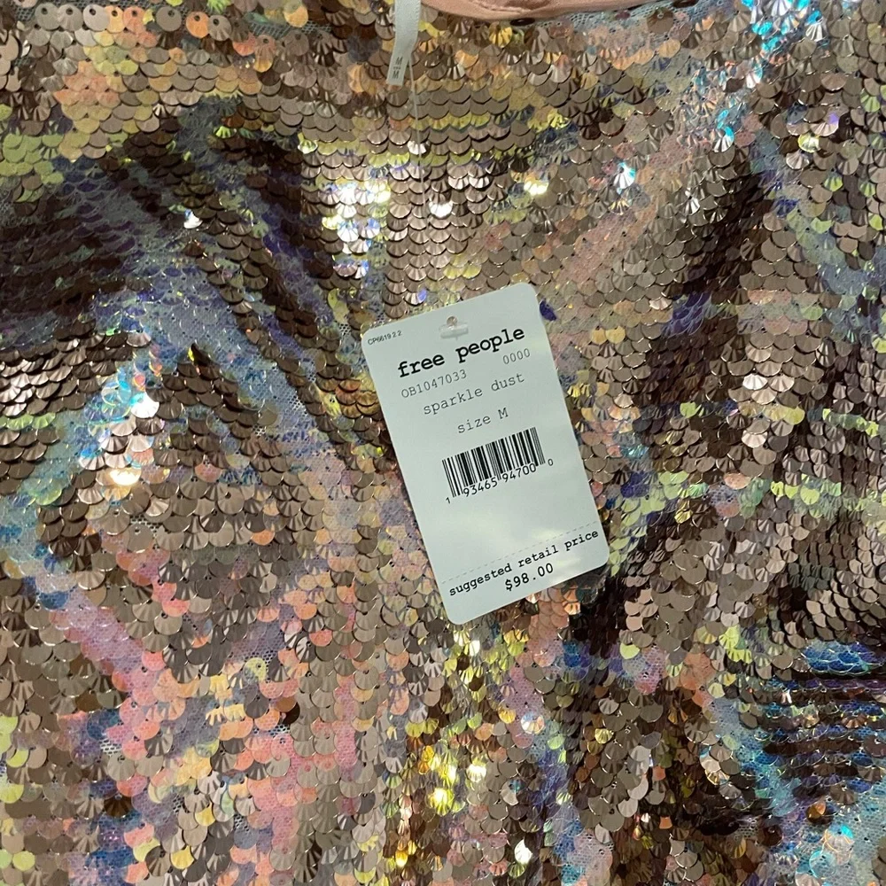Free People Multicolor Sequin Camisole